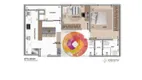 Foto 6 de Apartamento com 2 Quartos à venda, 62m² em Centro, Pinhais