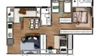 Foto 2 de Apartamento com 3 Quartos à venda, 68m² em Residencial Ana Celia, São José do Rio Preto
