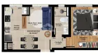 Foto 3 de Apartamento com 1 Quarto à venda, 36m² em Camobi, Santa Maria