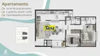 Foto 12 de Apartamento com 3 Quartos à venda, 73m² em Emiliano Perneta, Pinhais