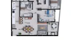 Foto 8 de Apartamento com 3 Quartos à venda, 91m² em Centro, Criciúma