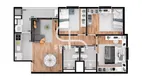 Foto 6 de Apartamento com 3 Quartos à venda, 64m² em Bacacheri, Curitiba