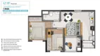 Foto 31 de Apartamento com 2 Quartos à venda, 47m² em Presidente Altino, Osasco