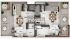 Foto 3 de Apartamento com 4 Quartos à venda, 160m² em Santa Rosa, Belo Horizonte