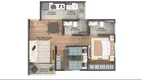 Foto 3 de Apartamento com 2 Quartos à venda, 55m² em Jardim Dona Regina, Santa Bárbara D'Oeste