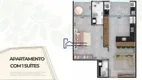 Foto 4 de Apartamento com 1 Quarto à venda, 56m² em Nova Gardenia, Atibaia