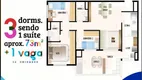 Foto 5 de Apartamento com 3 Quartos à venda, 85m² em Vila Jacuí, São Paulo