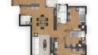 Foto 13 de Apartamento com 3 Quartos à venda, 115m² em Ahú, Curitiba