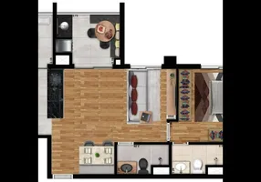 Foto 1 de Apartamento com 1 Quarto à venda, 62m² em Brooklin, São Paulo