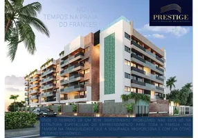 Foto 1 de Apartamento com 2 Quartos à venda, 63m² em Praia do Frânces, Marechal Deodoro