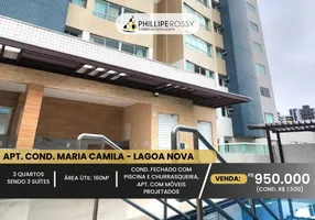 Foto 1 de Apartamento com 3 Quartos à venda, 160m² em Lagoa Nova, Natal