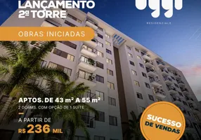 Foto 1 de Apartamento com 2 Quartos à venda, 54m² em São Luís, Volta Redonda