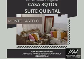 Foto 1 de Casa com 3 Quartos à venda, 80m² em Monte Castelo, Juiz de Fora