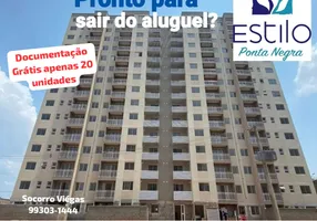 Foto 1 de Apartamento com 2 Quartos à venda, 49m² em Ponta Negra, Manaus