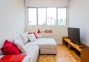 Foto 1 de Flat com 2 Quartos para alugar, 75m² em Indianópolis, São Paulo