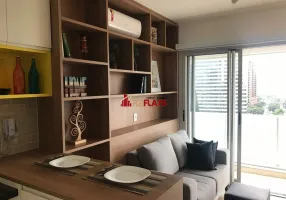 Foto 1 de Flat com 1 Quarto para alugar, 35m² em Brooklin, São Paulo