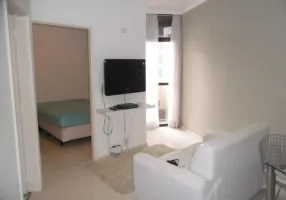 Foto 1 de Flat com 1 Quarto para alugar, 37m² em Moema, São Paulo