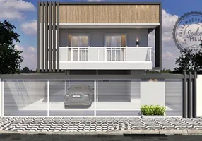 Foto 1 de Casa de Condomínio com 2 Quartos à venda, 55m² em Jardim Quietude, Praia Grande