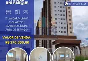 Foto 1 de Apartamento com 2 Quartos à venda, 42m² em Parque Ohara, Cuiabá