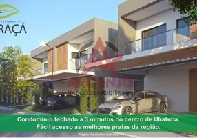 Foto 1 de Casa de Condomínio com 3 Quartos à venda, 156m² em Jardim Carolina, Ubatuba