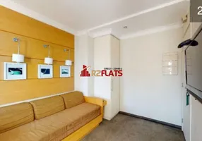 Foto 1 de Flat com 1 Quarto para alugar, 44m² em Campo Belo, São Paulo