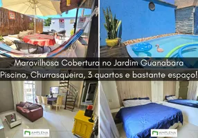 Foto 1 de Cobertura com 3 Quartos à venda, 162m² em Jardim Guanabara, Rio de Janeiro