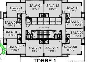 Foto 1 de Sala Comercial com 1 Quarto para alugar, 22m² em Parque Jardim Europa, Bauru