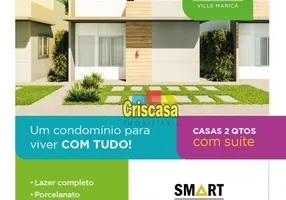 Foto 1 de Casa de Condomínio com 2 Quartos à venda, 54m² em Ubatiba, Maricá