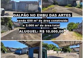 Foto 1 de Galpão/Depósito/Armazém para alugar, 650m² em Parque Industrial Ramos de Freitas, Embu das Artes