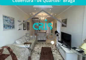 Foto 1 de Cobertura com 4 Quartos à venda, 192m² em Braga, Cabo Frio