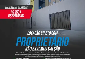 Foto 1 de Kitnet com 1 Quarto para alugar, 18m² em Setor Sol Nascente, Goiânia