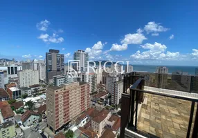 Foto 1 de Cobertura com 3 Quartos à venda, 215m² em Gonzaga, Santos