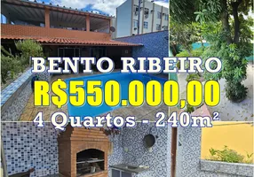 Foto 1 de Casa com 4 Quartos à venda, 240m² em Bento Ribeiro, Rio de Janeiro