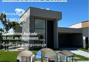 Foto 1 de Casa de Condomínio com 3 Quartos à venda, 156m² em Terras Alpha Residencial 2, Senador Canedo