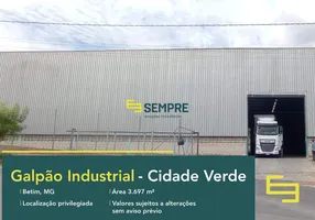 Foto 1 de Galpão/Depósito/Armazém à venda, 3496m² em Cidade Verde, Betim