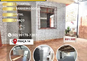 Foto 1 de Casa com 2 Quartos para alugar, 80m² em Centro, Manaus