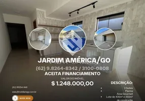 Foto 1 de Casa com 3 Quartos à venda, 435m² em Jardim América, Goiânia