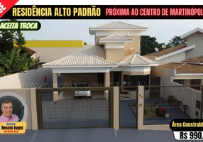 Foto 1 de Casa com 3 Quartos à venda, 332m² em , Martinópolis