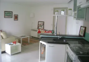 Foto 1 de Flat com 1 Quarto para alugar, 59m² em Morumbi, São Paulo
