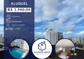 Foto 1 de Apartamento com 2 Quartos para alugar, 65m² em Jardim Luna, João Pessoa