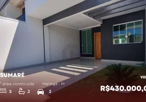 Foto 1 de Casa com 3 Quartos à venda, 88m² em Loteamento Sumaré, Maringá