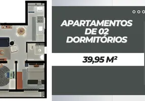 Foto 1 de Apartamento com 2 Quartos à venda, 40m² em Jardim Santa Maria, São Paulo