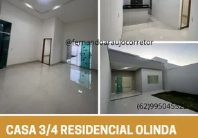 Foto 1 de Casa com 3 Quartos à venda, 108m² em Residencial Olinda, Goiânia