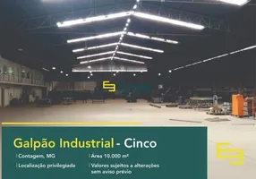 Foto 1 de Galpão/Depósito/Armazém para alugar, 2500m² em Cinco, Contagem