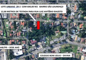 Foto 1 de Lote/Terreno à venda, 600m² em São Lourenço, Curitiba