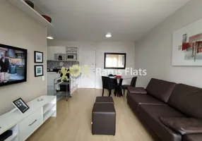 Foto 1 de Flat com 1 Quarto para alugar, 40m² em Itaim Bibi, São Paulo