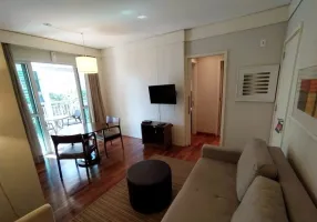 Foto 1 de Flat com 1 Quarto para alugar, 45m² em Vila Olímpia, São Paulo