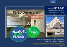 Foto 1 de Sala Comercial com 2 Quartos para alugar, 135m² em Nossa Senhora de Fátima, Santa Maria