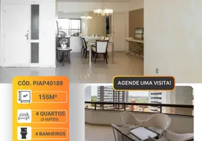 Foto 1 de Apartamento com 4 Quartos à venda, 155m² em Patamares, Salvador