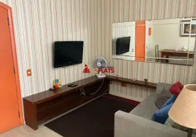 Foto 1 de Flat com 1 Quarto para alugar, 50m² em Moema, São Paulo